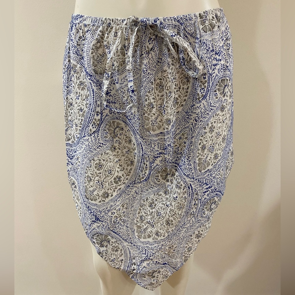 Piccola Bella Southampton Blue and White Paisley Skirt